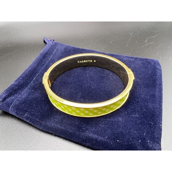 Talbots Gingham Enamel Bangle - Picture 7 of 7